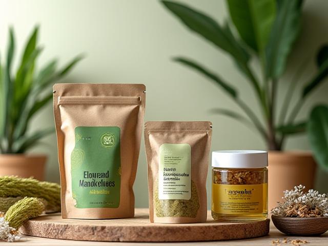 Design de packaging écologique pour une ligne de produits biologiques